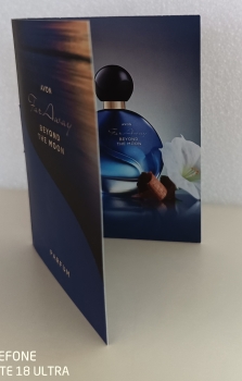 AVON Far Away BEYOND THE MOON EdP / Karte mit Duftprobe